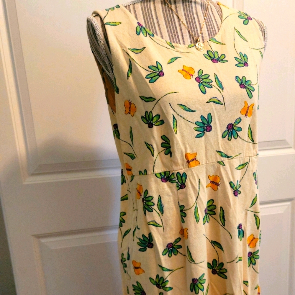Vintage Cottagecore Sun Dress Slip Dress